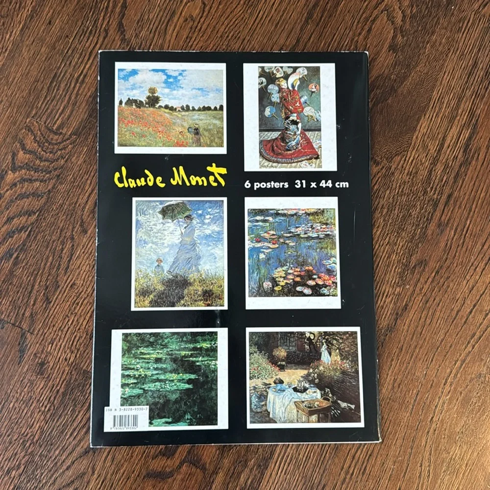 Claude Monet Art Posterbook - TASCHEN Copyright 1992 - Vintage Art